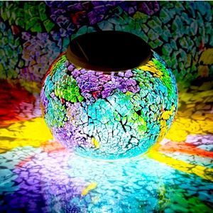 Solar Powered Color Changing Mosaic Lights